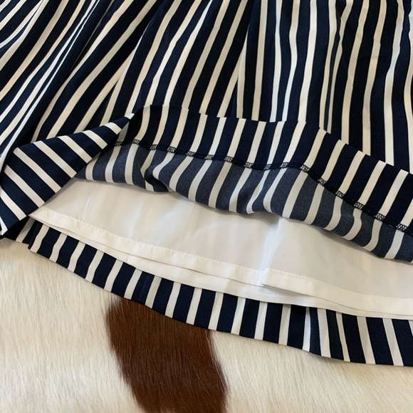 J Crew • Navy & White Skirt - Picture 4 of 9
